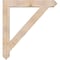 Ekena Millwork Traditional Arts & Crafts Smooth Bracket, Douglas Fir, 5 1/2"W x 44"D x 48"H BKT06X44X48TRA03SDF - alternate 4